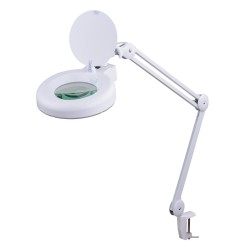 Lampe-loupe à fixer sur table, LED, 5 dioptries