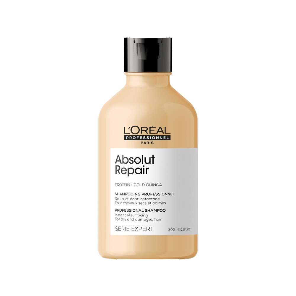 L'Oreal Professionnel Serie Expert Absolut Repair Shampoo - Shampooing réparateur pour cheveux abîmés, 300 ml (74221)