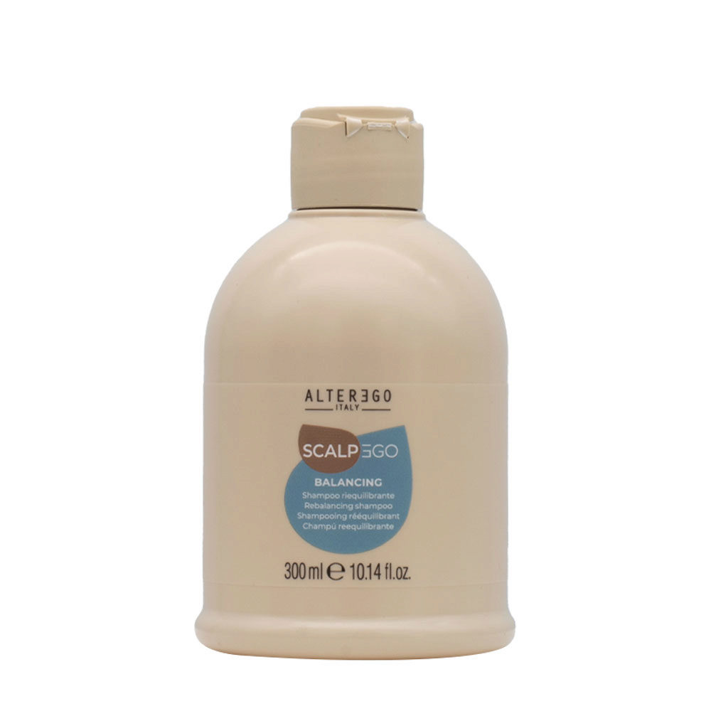 ALTER EGO ScalpEgo BALANCING Shampoo - Shampooing purifiant et régulateur, 300 ml (32753)