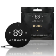 AROMATIC 89 - Désodorisant d'air en papier suspendu, doré