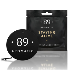 AROMATIC 89 - Désodorisant en papier suspendu, STAYING ALIVE