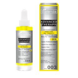 Bielenda Advanced Therapy Intensive Face Peeling Multi-Acid Therapy 003 - Peeling visage intensif 003, thérapie multi-acides 20 %, 30 ml