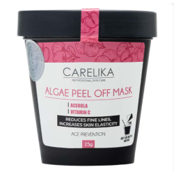 CARELIKA Algea Peel Off Mask Acerola – Masque peel-off plastifiant stimulant à l'acérola, effet anti-âge, 25 g