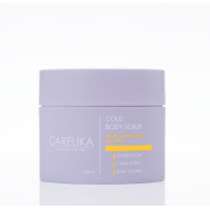 CARELIKA Gommage corporel Gold — aux paillettes dorées, extrait de caviar et glycérine végétale, 200 ml