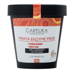 CARELIKA Masque aux enzymes de papaye à l'argile blanche, 20 g