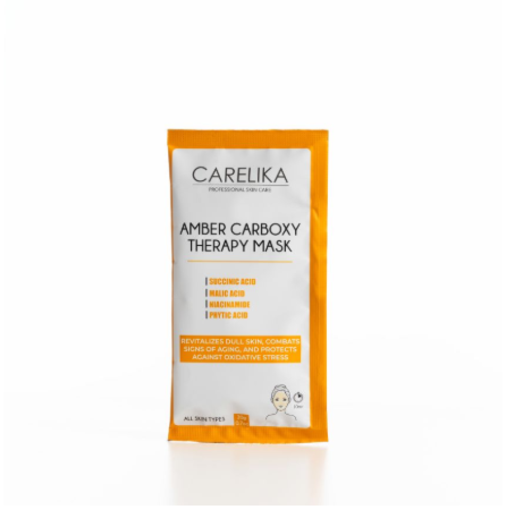 Masque Carboxythérapie CARELIKA Amber — 2 % d'acide succinique, 20 g (CPACTM020P)