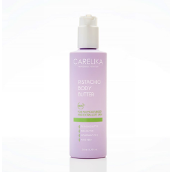 CARELIKA Beurre Corps Pistache — Hydratant et nourrissant, aux propriétés adoucissantes pour la peau, 250 ml