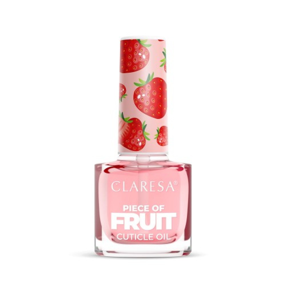 CLARESA Cuticle Oil STRAWBERRY — Huile pour cuticules parfumée à la fraise, 5 ml