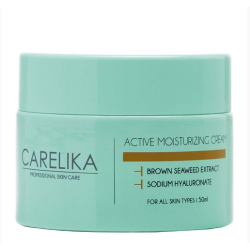 CARELIKA Crème hydratante active à l'acide hyaluronique, 50 ml