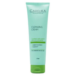 CARELIKA Crème nettoyante au thé vert, 150 ml