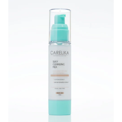 CARELIKA Silky Cleansing Milk — Lait nettoyant soyeux à l'extrait de coton, 50 ml