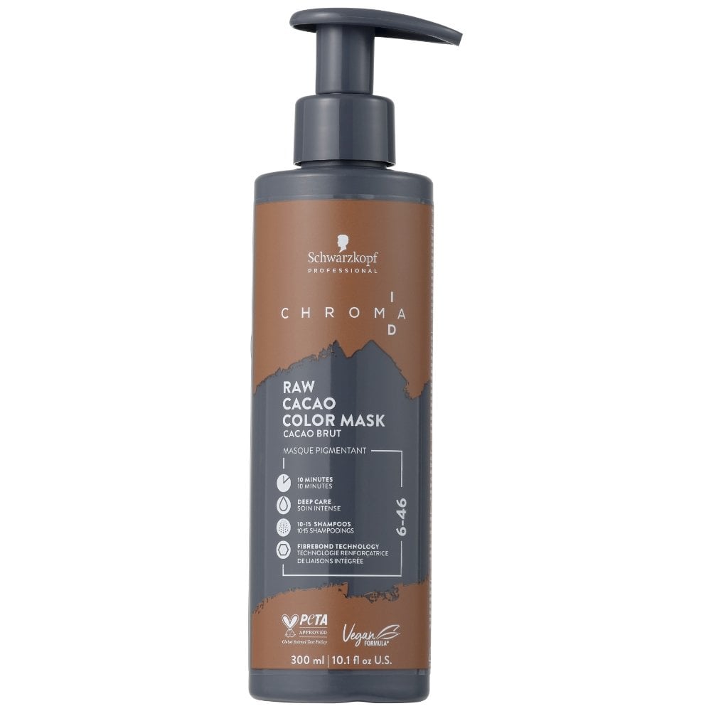 Schwarzkopf Professional CHROMA ID Bonding Mask - Masque tonifiant n°6-46 RAW CACAO, 300 ml (NHK4847)