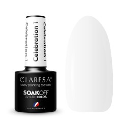CLARESA CELEBRATION 1 - Vernis gel pour ongles, 5 ml