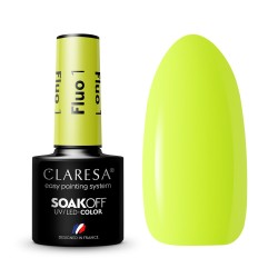 CLARESA Fluo 1 - Vernis gel pour ongles, 5 ml