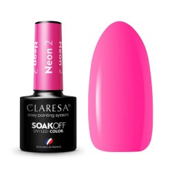 CLARESA NEON 2 - Vernis gel néon pour ongles, 5 ml