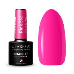 CLARESA PINK 532 - Vernis gel pour ongles, 5 ml
