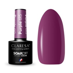 CLARESA Purple 615 - Vernis gel, 5 ml