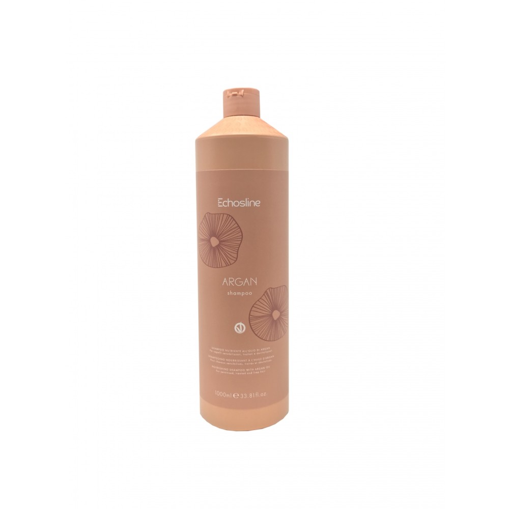 ECHOSLINE Argan Shampoo – Shampooing nourrissant, 1000 ml (24612)