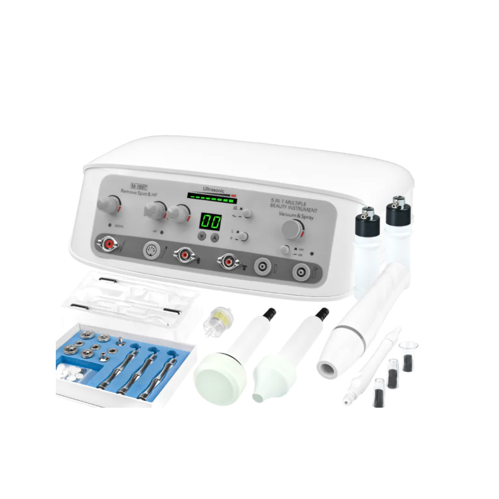 Appareil de darsonvalisation, ultrasons, microdermabrasion, aspiration et pulvérisation ELEGANTE 1897 (125821)