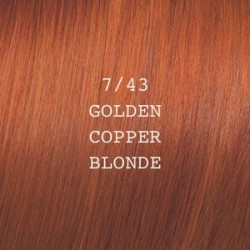 ELGON Moda&Styling Hair Colour - Coloration crème pour cheveux, 7/43 - Blond doré cuivré