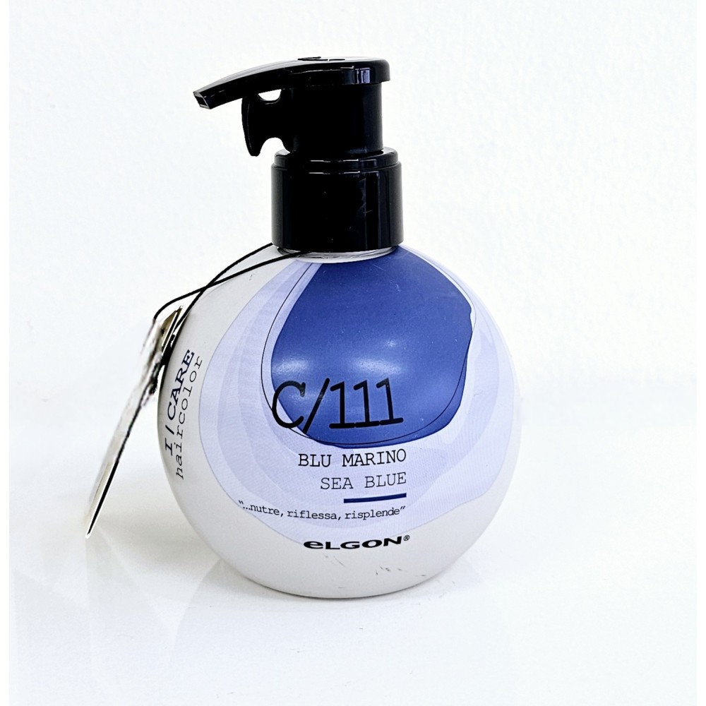 ELGON I CARE haircolor - Crème colorante conditionnante à rincer, C/111, Bleu océan (elgon-c-111)
