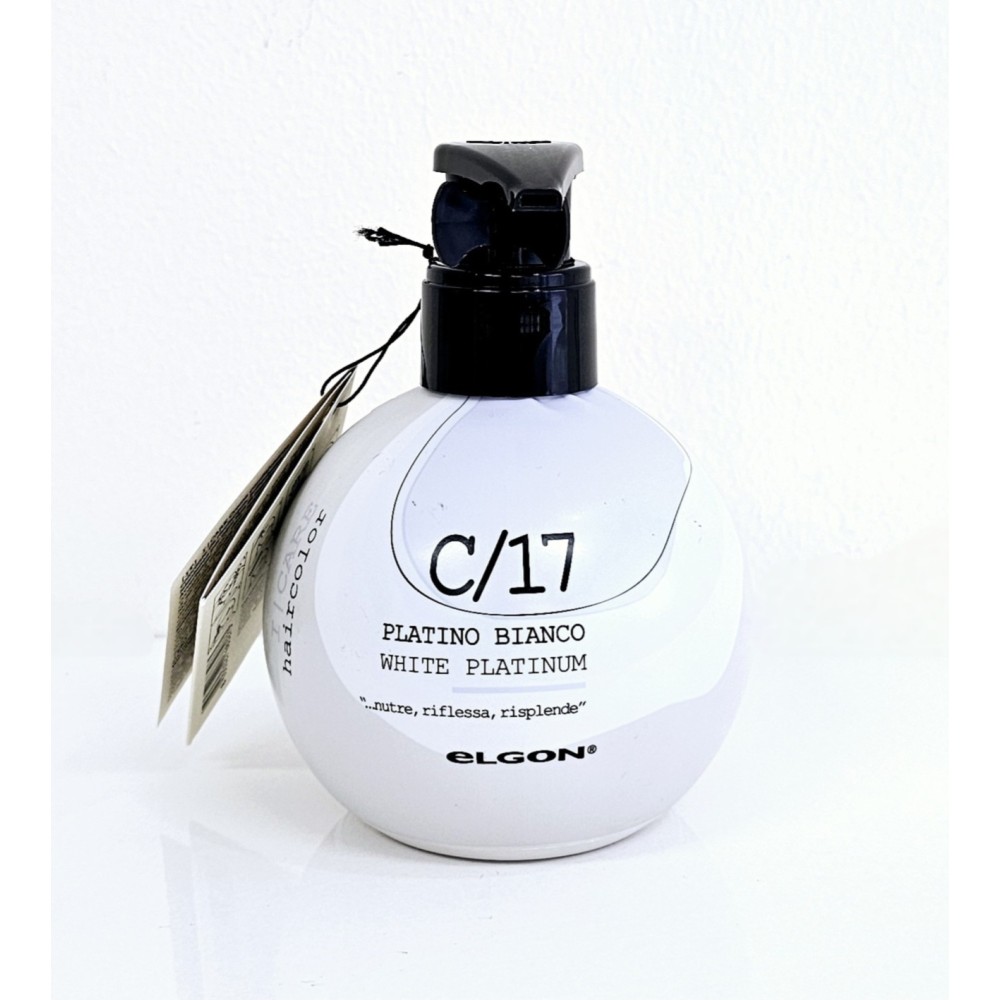 ELGON I CARE haircolor – Crème colorante conditionnante à rincer, C/17 Blanc Platine (elgon-c-17)