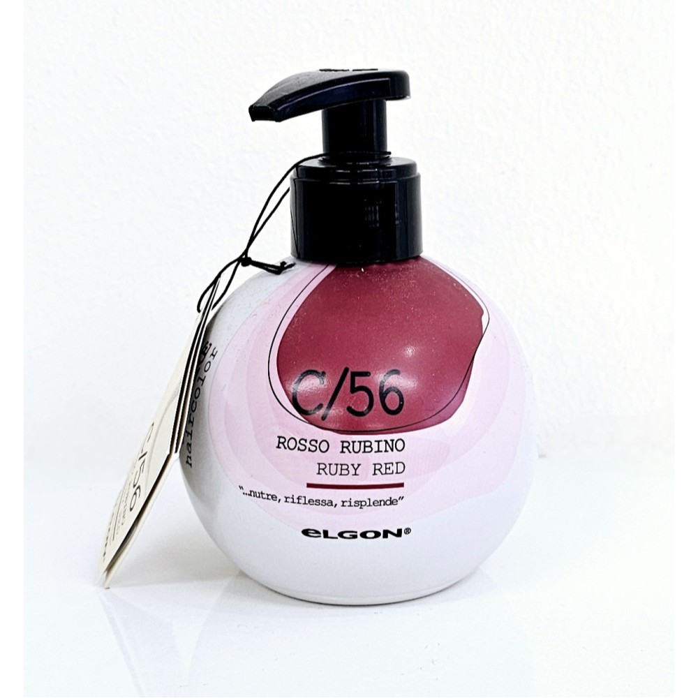 ELGON I CARE haircolor - Crème colorante conditionnante à rincer, C/56 Rouge Rubis (elgon-c-56)