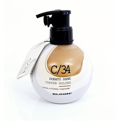 ELGON I CARE haircolor - Crème colorante conditionnante à rincer, C/34, COPPER GOLDEN