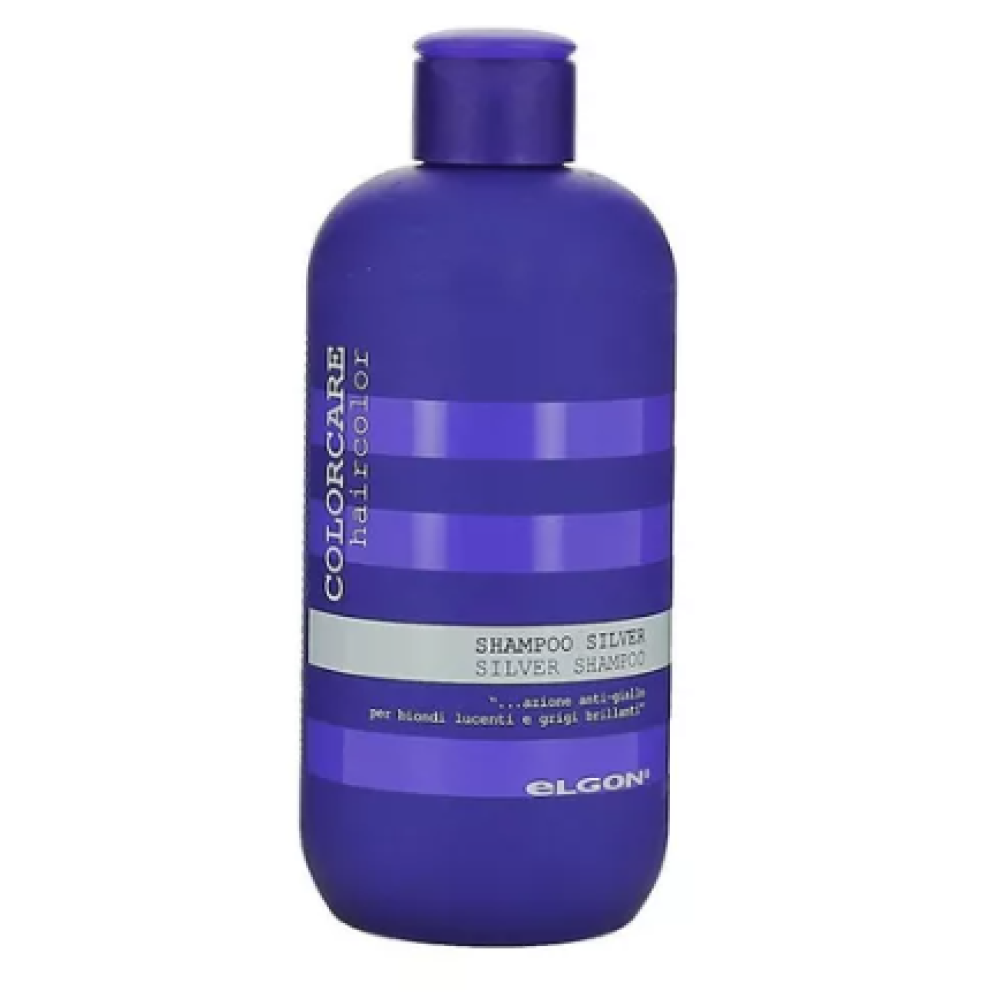 ELGON Silver Shampoo – Shampooing neutralisant les reflets jaunes, 300 ml (elgon-sil-sh)