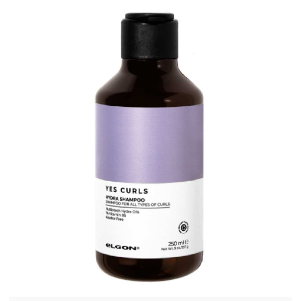 ELGON Yes Curls Hydra Shampoo - Shampoing hydratant pour cheveux bouclés, 250 ml (yes-curls-sh)