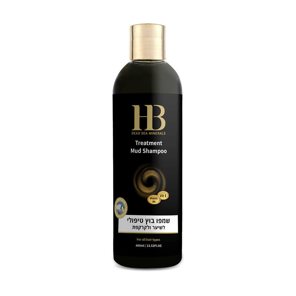 HEALTH&BEAUTY Shampoing thérapeutique aux boues de la Mer Morte pour cheveux, 400 ml (H&B101069)