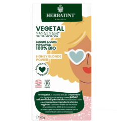 HERBATINT Vegetal Color - Coloration capillaire biologique, Blond miel intense (Honey Blond Power / Medus blonda)