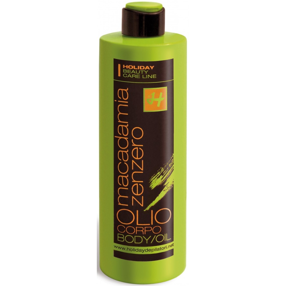 HOLIDAY Huile pour le corps tonifiante Macadamia & Gingembre, 500 ml (E520)