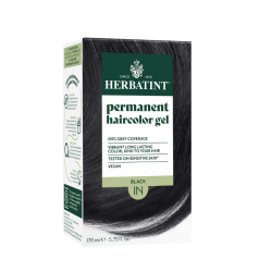 HERBATINT Teinture gel végétale naturelle longue tenue - 1N (Noir)