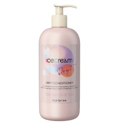 Inebrya Ice Cream Dry-T Conditioner — après-shampooing pour cheveux secs, frisottés et traités chimiquement, 1000 ml