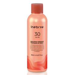 Inebrya Hydrogen Peroxide 30 vol (9%) - Émulsion oxydante aromatisée aux protéines de lait, 150 ml