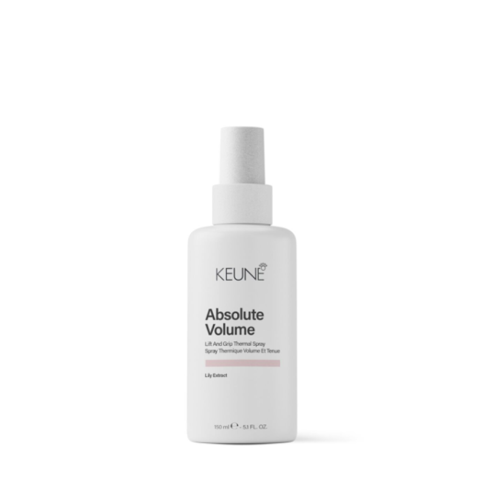 KEUNE Absolute Volume Lift and Grip Thermal Spray - Spray volumisant avec protection thermique, 150 ml (63310337)