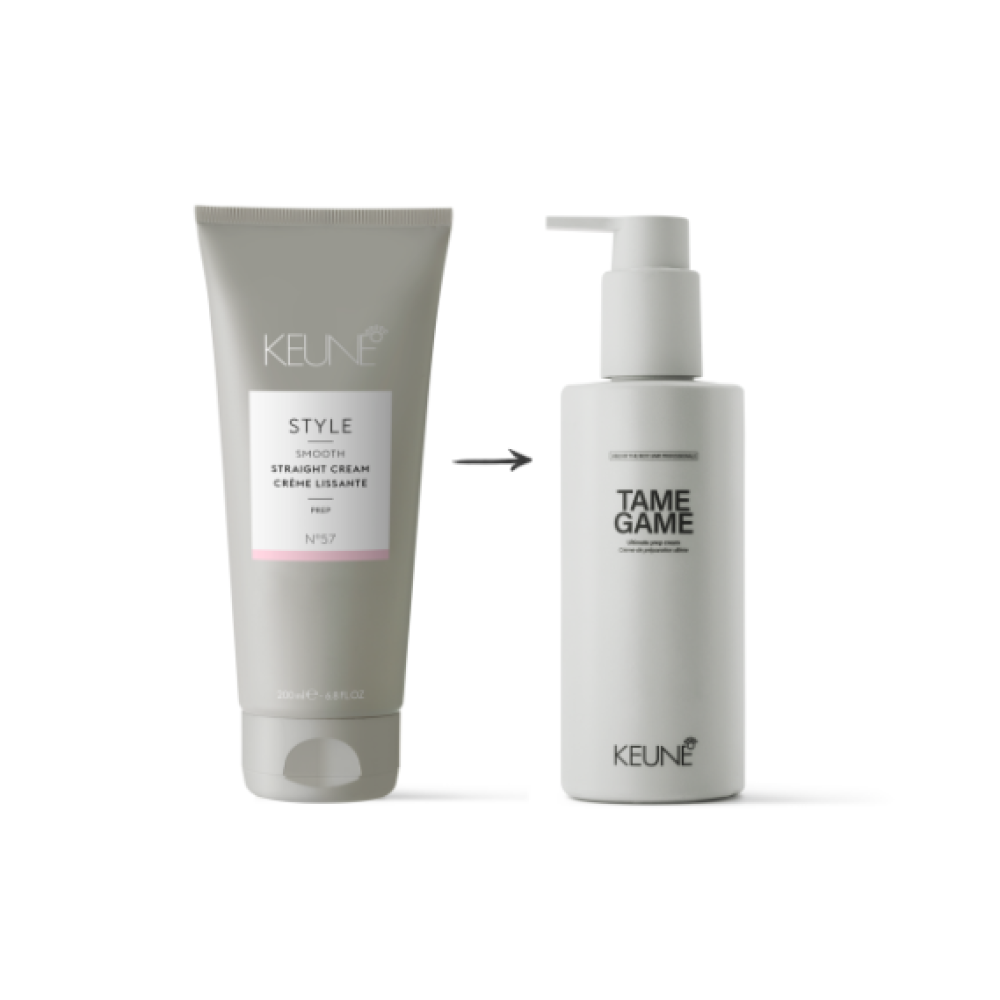 KEUNE Style TAME GAME - Crème préparatrice pour cheveux avant coiffage, 200 ml (27467)