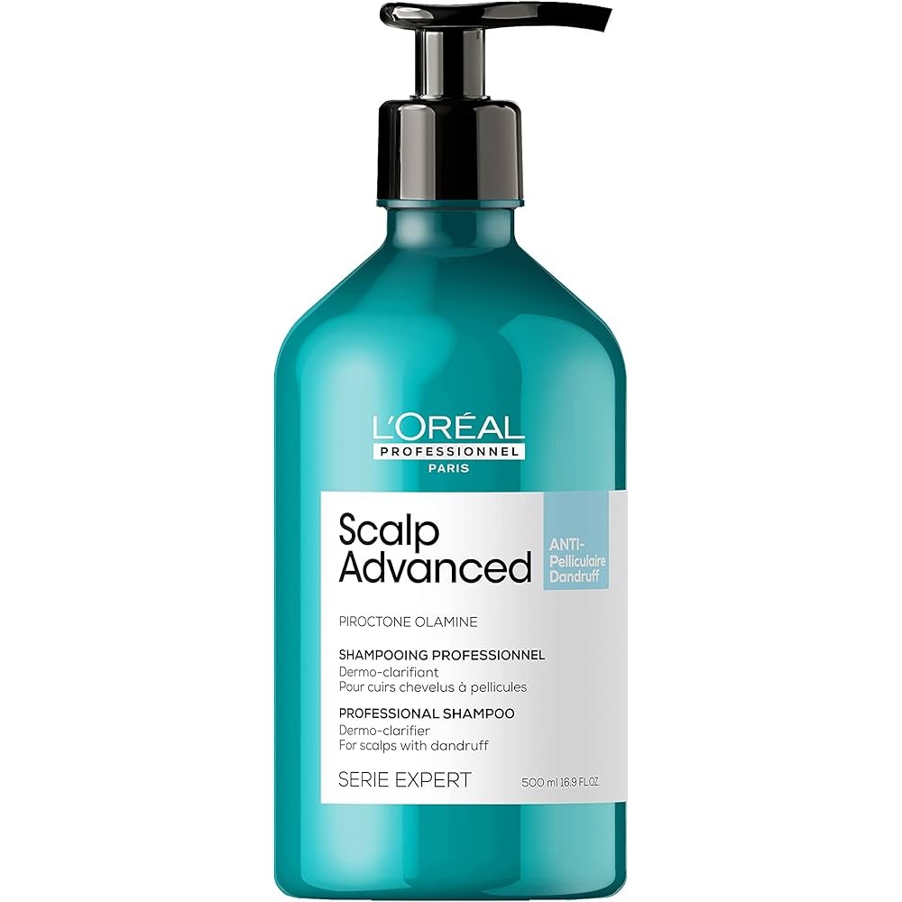 L'Oréal Professionnel Serie Expert Scalp Advanced — Shampooing antipelliculaire nettoyant, 500 ml