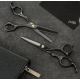 Lameo STAGE PRO SET OFFSET BLACK - Kit professionnel de ciseaux de coiffure avec étui (370.938)