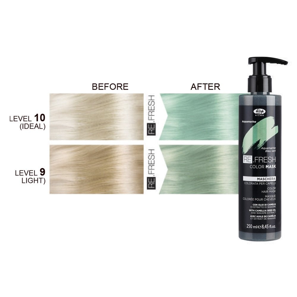 Lisap Milano Re.Fresh Color Mask - Masque colorant, AQUAMARINE (50100019)