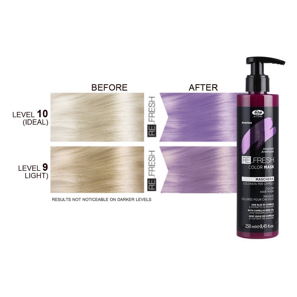 Lisap Milano Re.Fresh Color Mask — masque colorant tonifiant AMETHYST (50090013)
