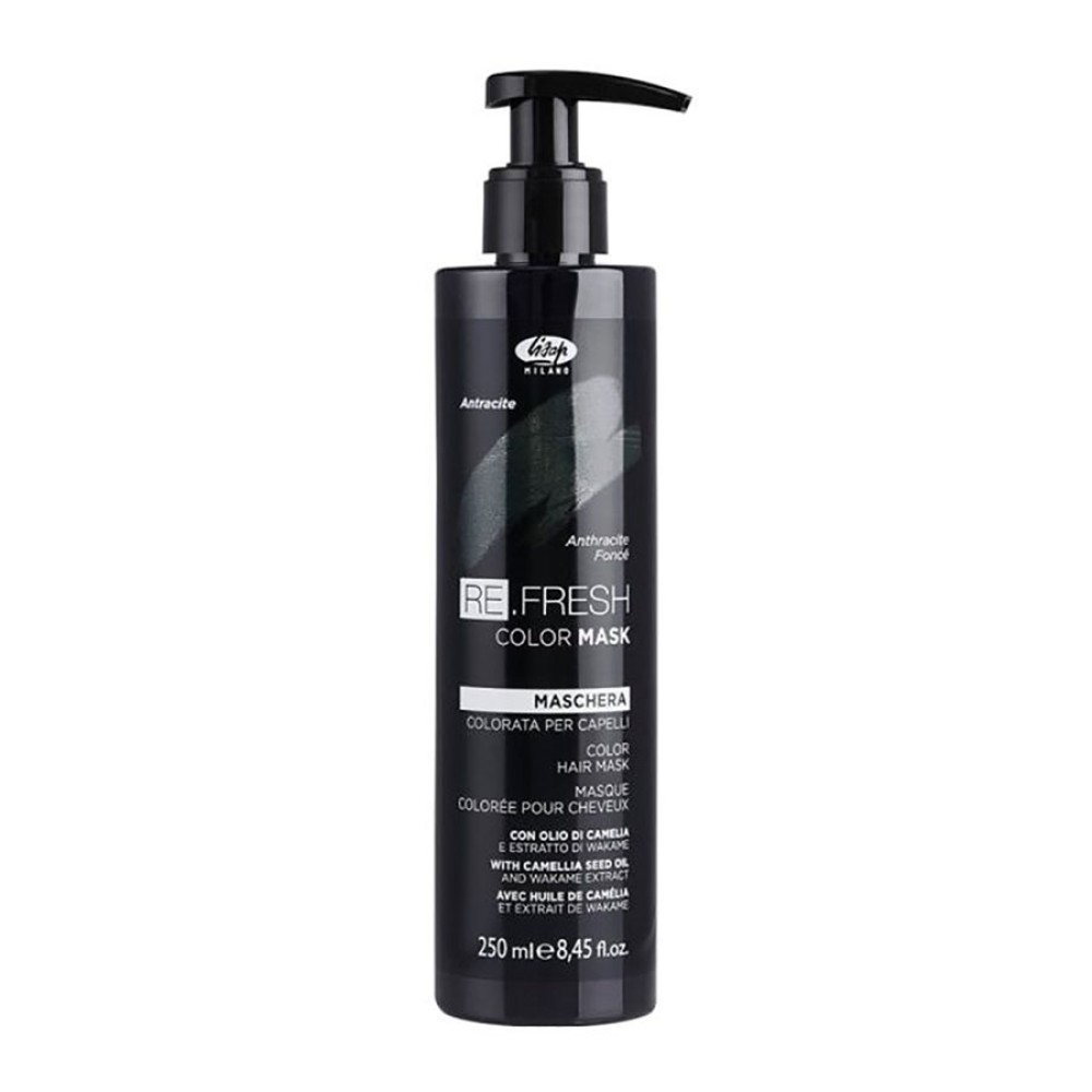 Lisap Milano Re.Fresh Color Mask - Masque colorant tonifiant, Anthracite (50020010)