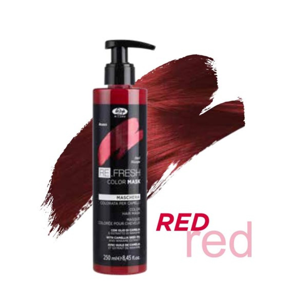 Lisap Milano Re.Fresh Color Mask – Masque colorant, Rouge (50070015)