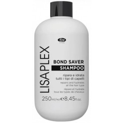 Lisap Lisaplex Bond Saver Shampoo - Shampooing réparateur et hydratant pour tous types de cheveux, 250 ml