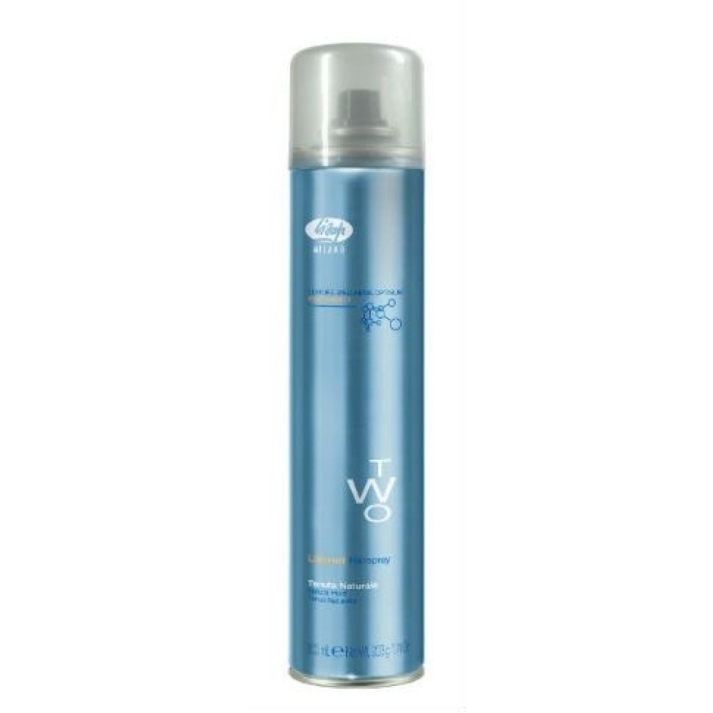 Lisap Milano Lisynet TWO Natural – Laque liquide professionnelle, fixation naturelle, volume et finition, 300 ml (404730)