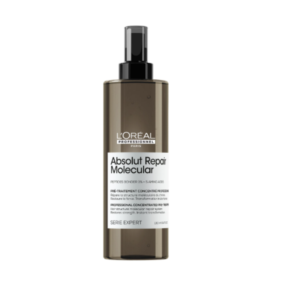L'Oréal Professionnel Série Expert Absolut Repair Molecular Pré-traitement concentré - Concentré pour la restauration de la structure des cheveux abîmés, 190 ml (3474637153618)