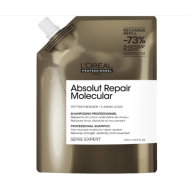 L'Oréal Professionnel Serie Expert Absolut Repair Molecular Shampoo - shampooing moléculaire pour réparation profonde des cheveux, 500 ml, recharge