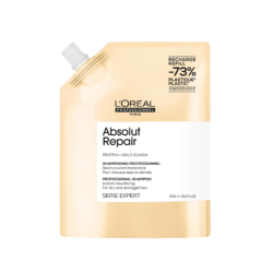 L'Oréal Professionnel Serie Expert Absolut Repair Shampoo — Shampooing réparateur pour cheveux abîmés, 500 ml (REFILL)