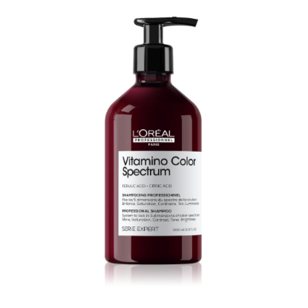 L'Oréal Professionnel Serie Expert Vitamino Color Spectrum Shampoo — shampooing pour cheveux colorés, 500 ml (3474637268756)